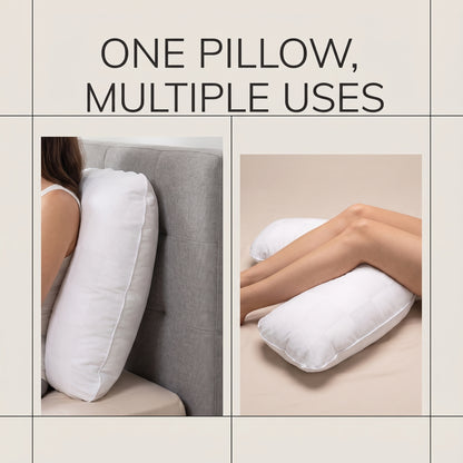 Somvane V-Shaped Body Pillow – Versatile Comfort for Lounging & Reading