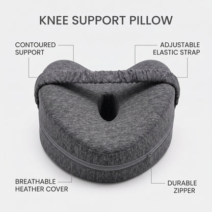 Therapeutic Knee Pillow for Side Sleepers – Hip, Back & Sciatica Support | Somvane