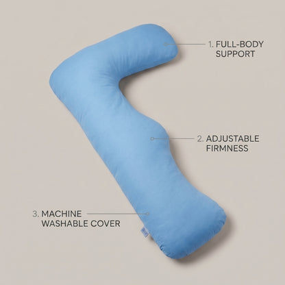 Somvane L-Shaped Body Pillow