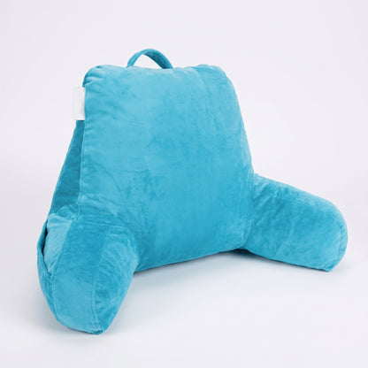 Backrest Reading Pillow – Cosy Sit-Up Cushion with Arm Rests