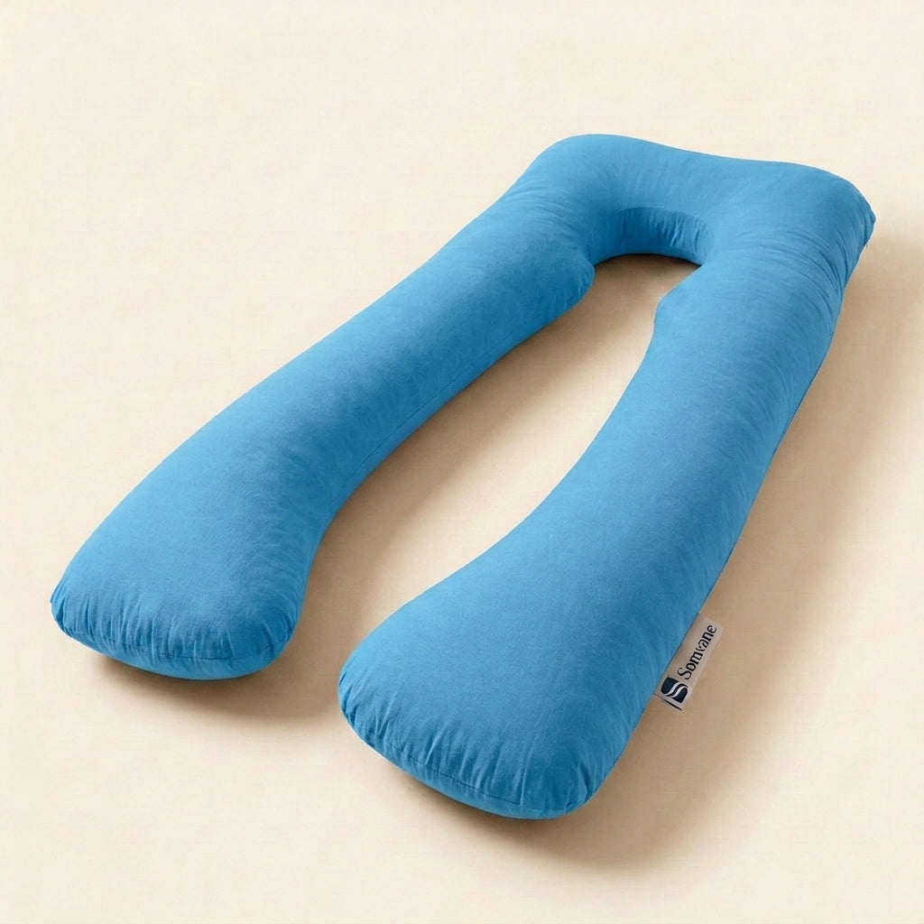 Somvane Extra Long U-Shaped Body Pillow