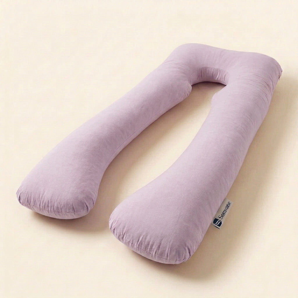 Somvane Extra Long U-Shaped Body Pillow