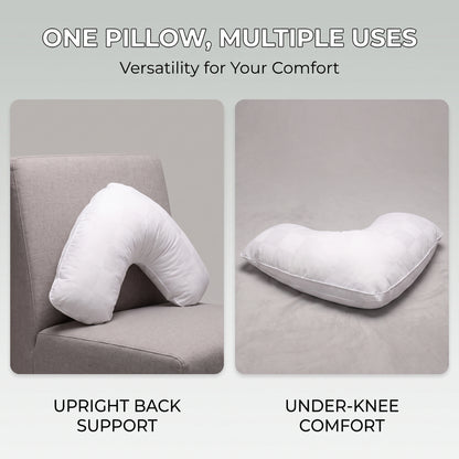 Somvane V-Shaped Body Pillow – Versatile Comfort for Lounging & Reading