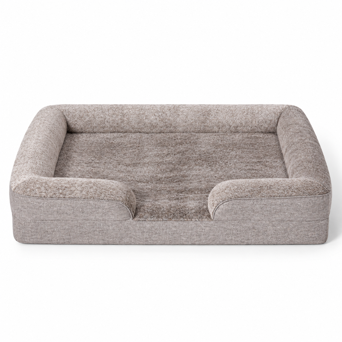 husky xl plush bolster dog bed