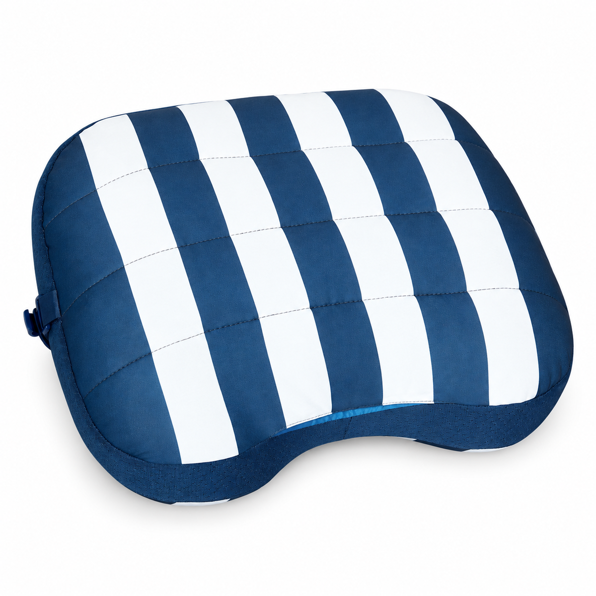 Blue Stripe inflatable beach travel pillow