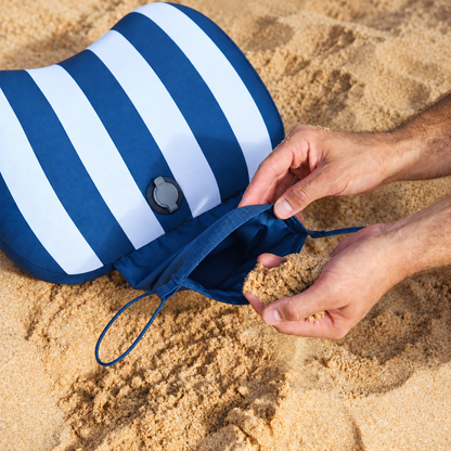 Integrated sand pouch and inflation valve