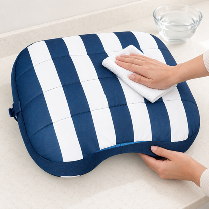Gentle hand cleaning with a soft cloth